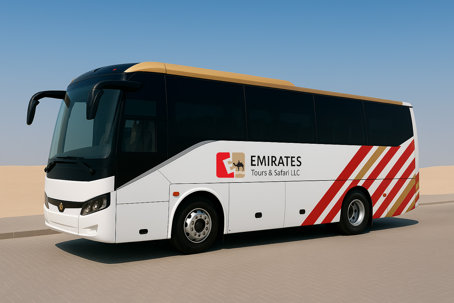 Abu Dhabi Airport (AUH) to City Hotels Transfer (40 people with luggage)